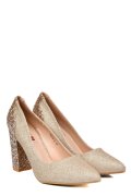 PANTOFI GOLD GLITTER BSP608-2