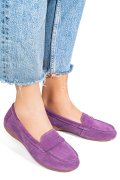 MOCASINI MOV PIELE NATURALA INTOARSA FSP003634