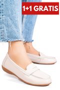 MOCASINI ROZ PIELE NATURALA FSP003633
