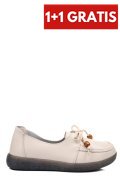 MOCASINI BEJ PIELE NATURALA 7SP88