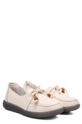 MOCASINI BEJ PIELE NATURALA 7SP88