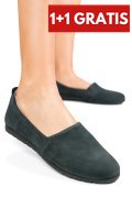 ESPADRILE NEGRE PIELE NATURALA 6SP30003