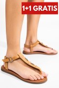 SANDALE MARO PIELE NATURALA 7S77095