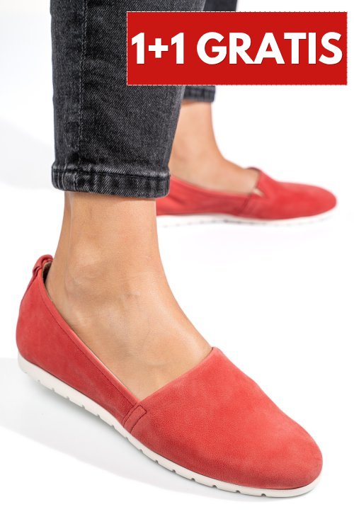 Espadrile corai piele naturala 6sp30003