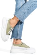 PANTOFI SPORT VERZI PIELE NATURALA 2SP02