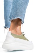 PANTOFI SPORT VERZI PIELE NATURALA 2SP02