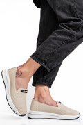 MOCASINI BEJ PIELE NATURALA JSPY5271