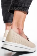 MOCASINI BEJ PIELE NATURALA JSPY5271