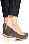 BALERINI GRI INCHIS PIELE NATURALA  LACUITA 0SP3219