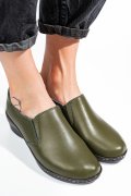 PANTOFI OLIVE PIELE NATURALA JSPY8135