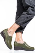 PANTOFI OLIVE PIELE NATURALA JSPY8135