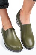 PANTOFI OLIVE PIELE NATURALA JSPY8135